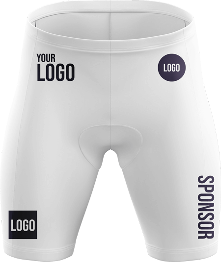 Ladies Sublimated Sponsor Padded Cycling Shorts