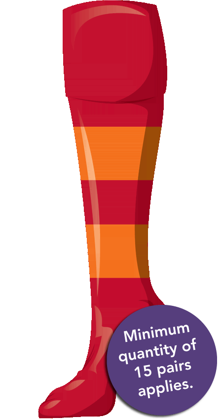 Custom Hooped Rugby Socks